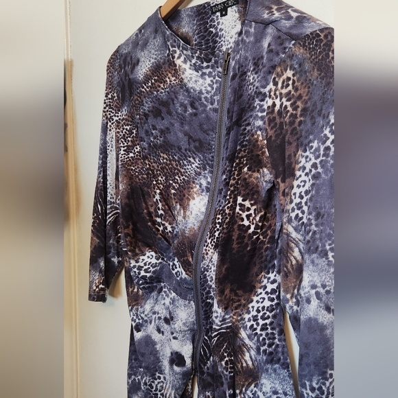 Animal Print Women's Tunic Top - Picture 3 of 5